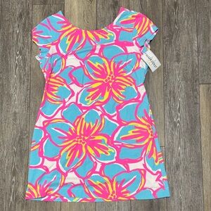 Ladies MAHI GOLD Pink and Blue Floral Dress